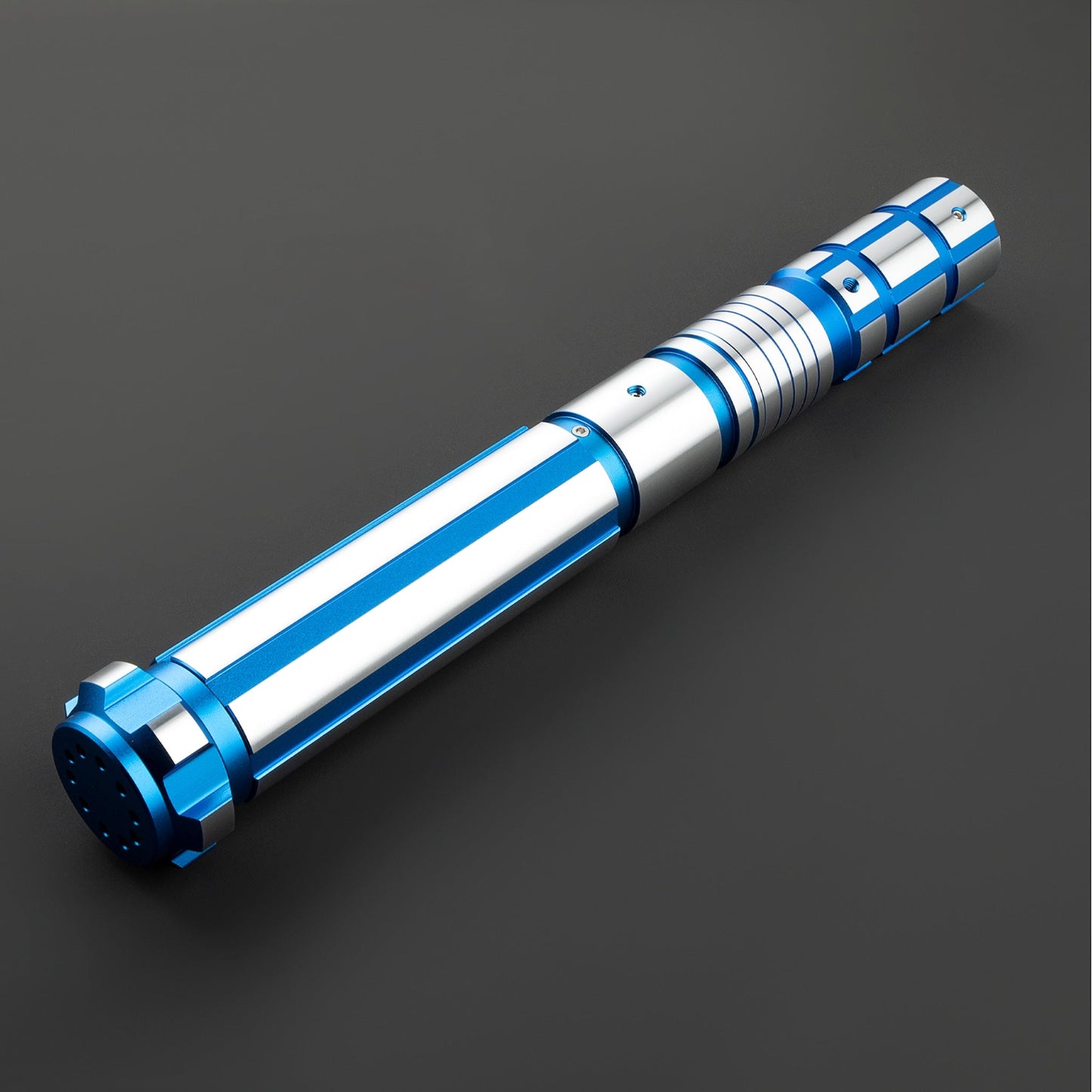 Star Wars No. 118 Baselit Blue Combat Lightsaber RGB Replica - NEXTLEVELUK