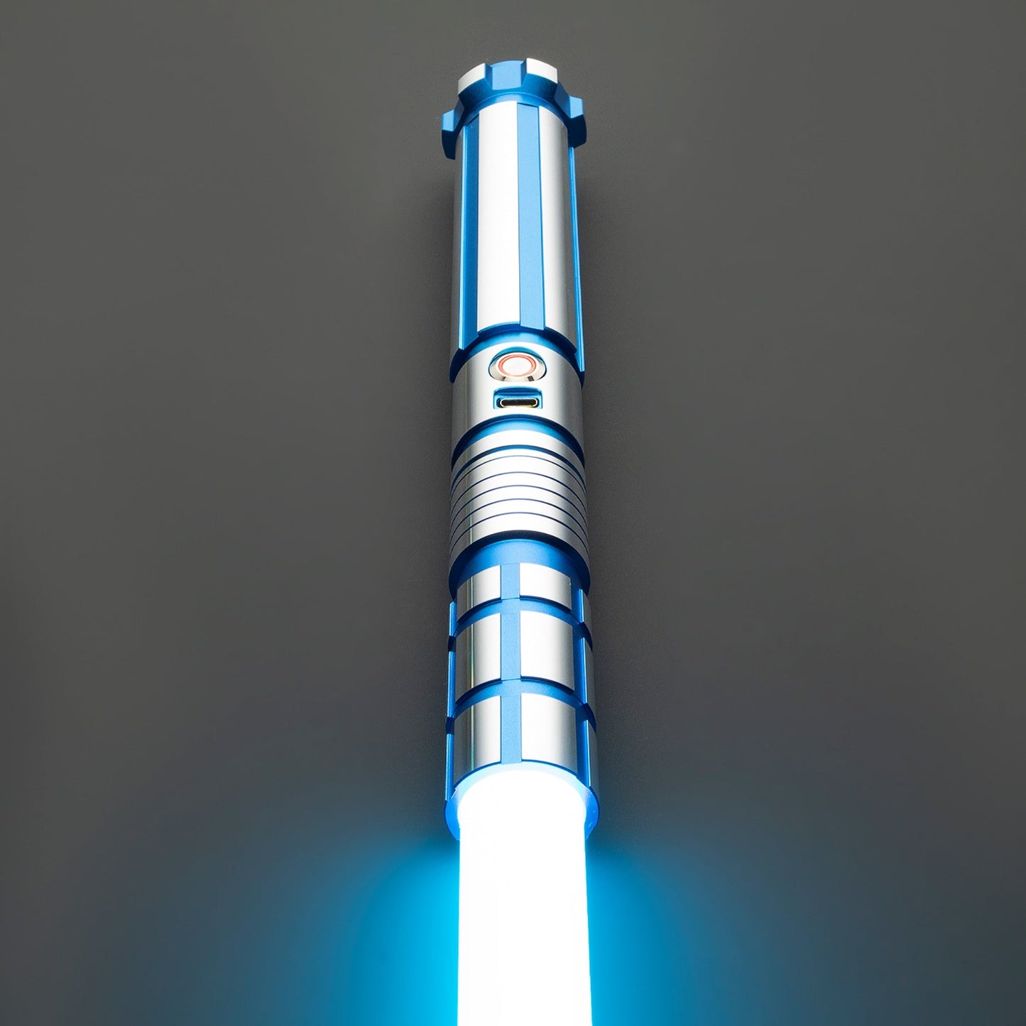 Star Wars No. 118 Baselit Blue Combat Lightsaber RGB Replica - NEXTLEVELUK