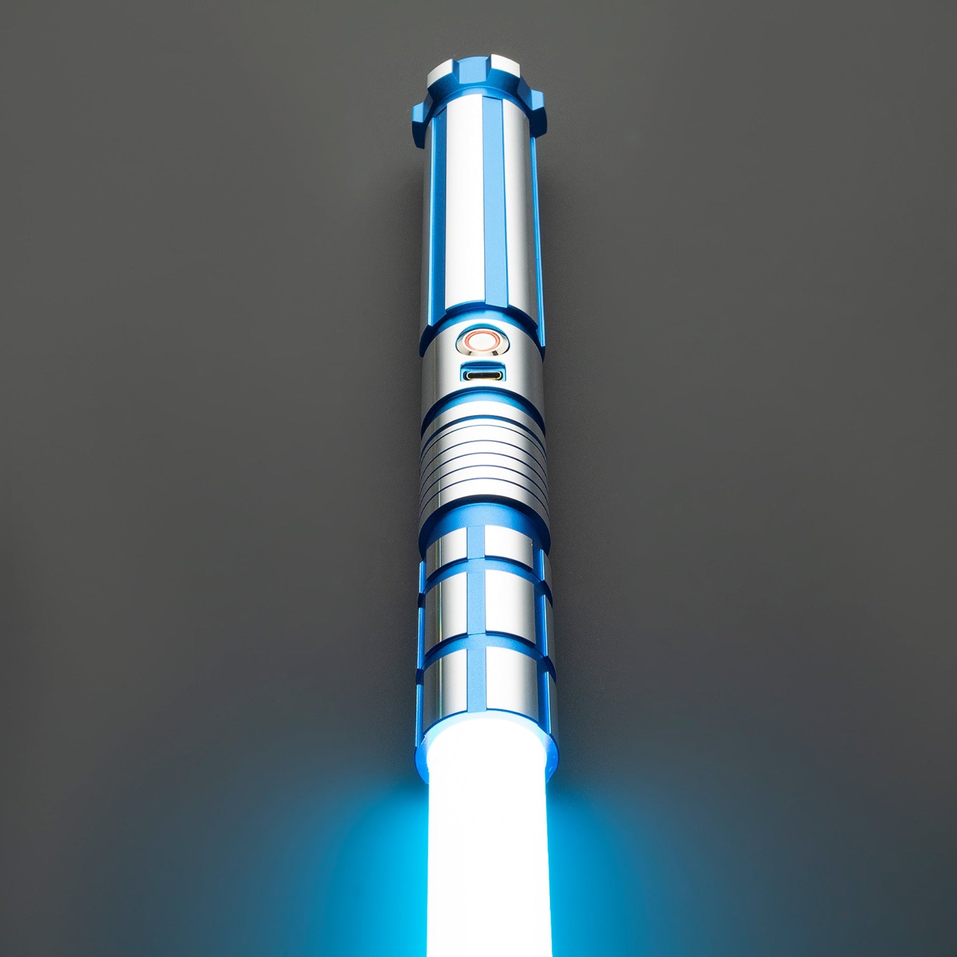 Star Wars No. 118 Baselit Blue Combat Lightsaber RGB Replica - NEXTLEVELUK