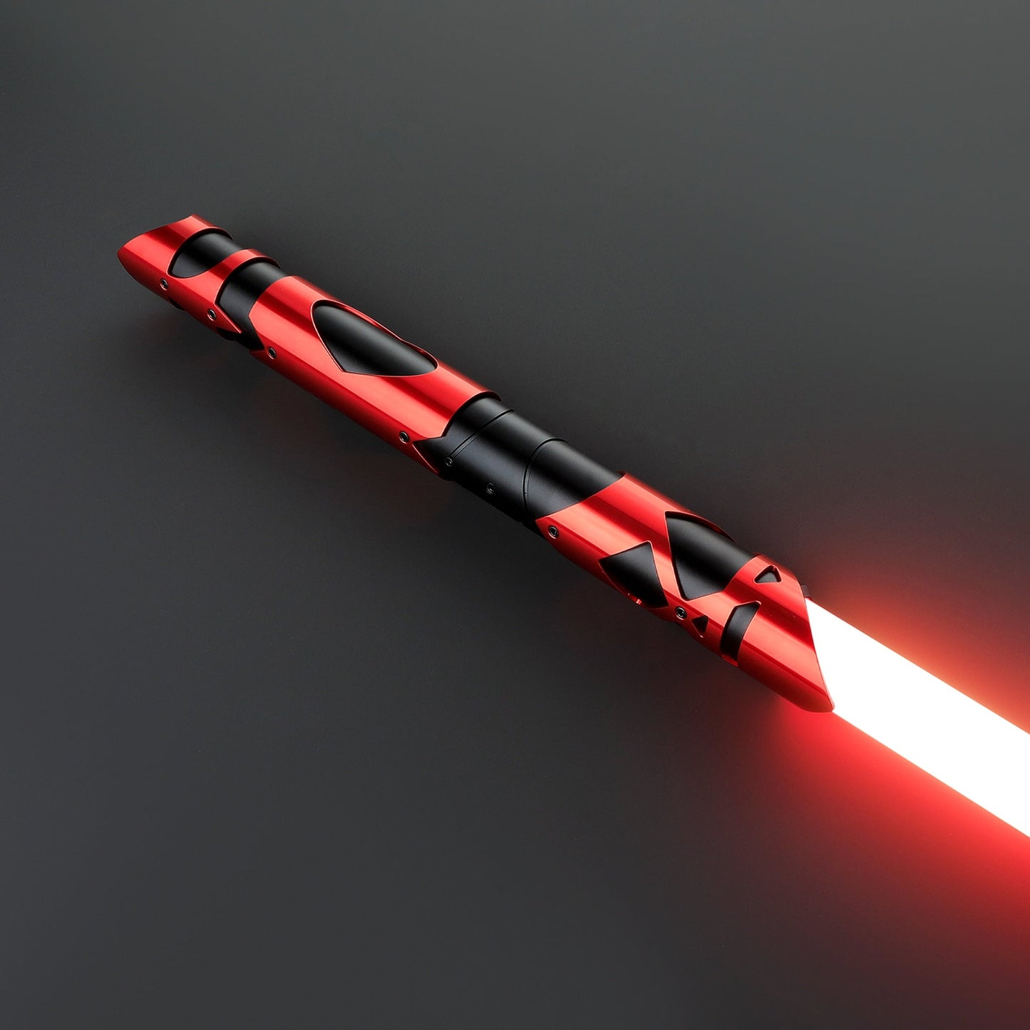 Star Wars No. 162 Red Baselit Combat Lightsaber RGB USB - C Chargable - NEXTLEVELUK