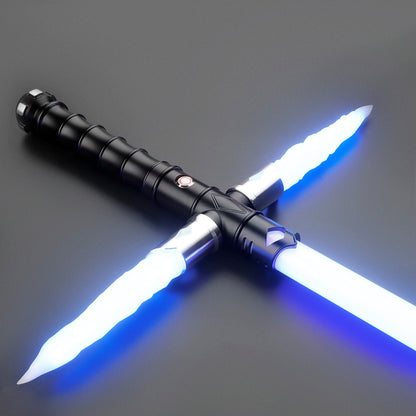 Star Wars No. K7 Crossguard Xenopixel Combat Lightsaber RGB Replica - NEXTLEVELUK