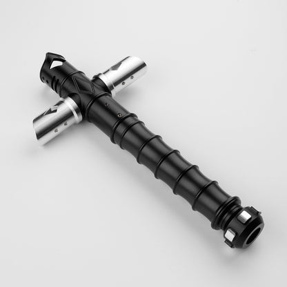 Star Wars No. K7 Crossguard Xenopixel Combat Lightsaber RGB Replica - NEXTLEVELUK
