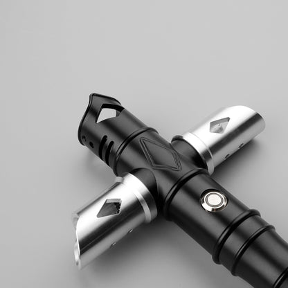Star Wars No. K7 Crossguard Xenopixel Combat Lightsaber RGB Replica - NEXTLEVELUK