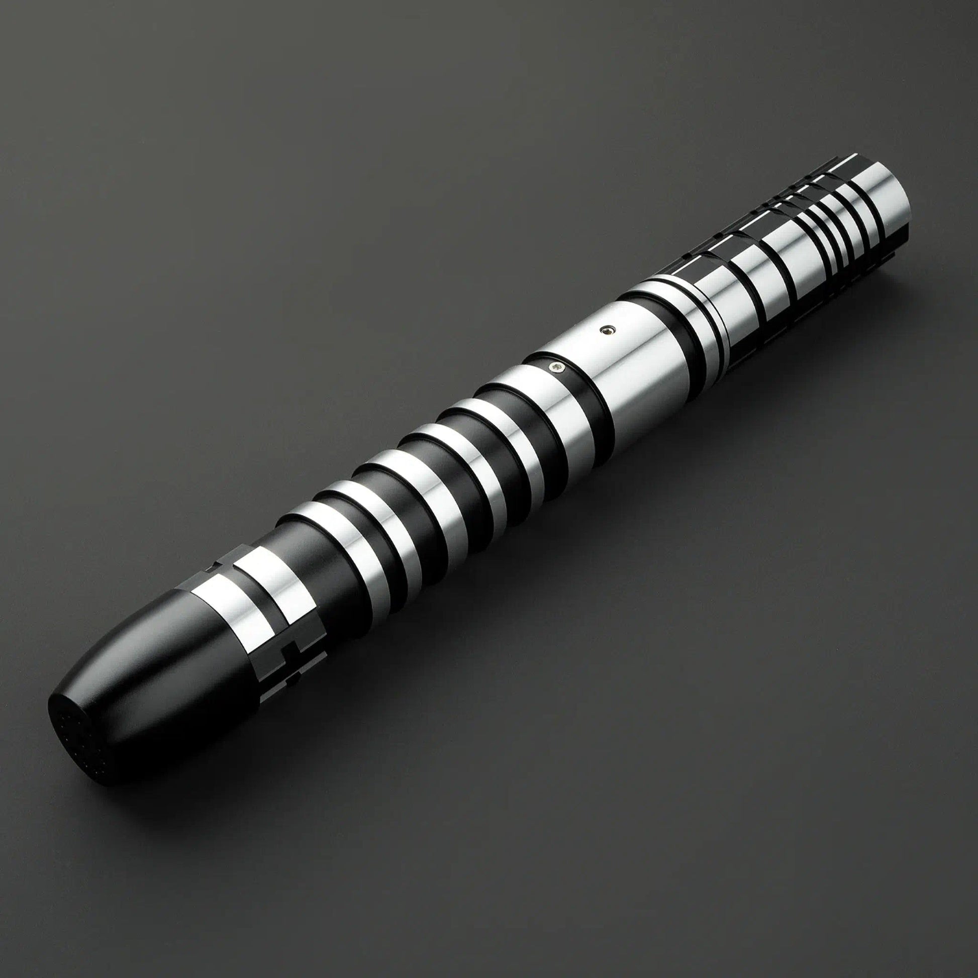 Star Wars No.112 Baselit Black Combat Lightsaber RGB Replica - NEXTLEVELUK