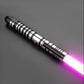 Star Wars No.112 Baselit Black Combat Lightsaber RGB Replica - NEXTLEVELUK