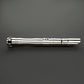 Star Wars No.117 Baselit Silver Combat Lightsaber RGB Replica - NEXTLEVELUK