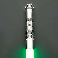 Star Wars No.117 Baselit Silver Combat Lightsaber RGB Replica - NEXTLEVELUK