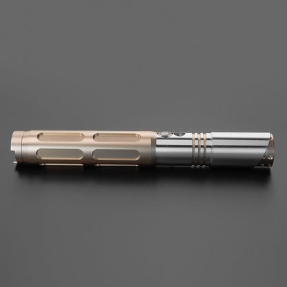 Star Wars No.131 Xenopixel Gold Combat Lightsaber RGB Replica (No 22 Xeno) - NEXTLEVELUK