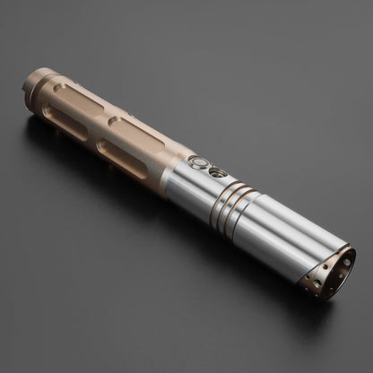 Star Wars No.131 Xenopixel Gold Combat Lightsaber RGB Replica (No 22 Xeno) - NEXTLEVELUK