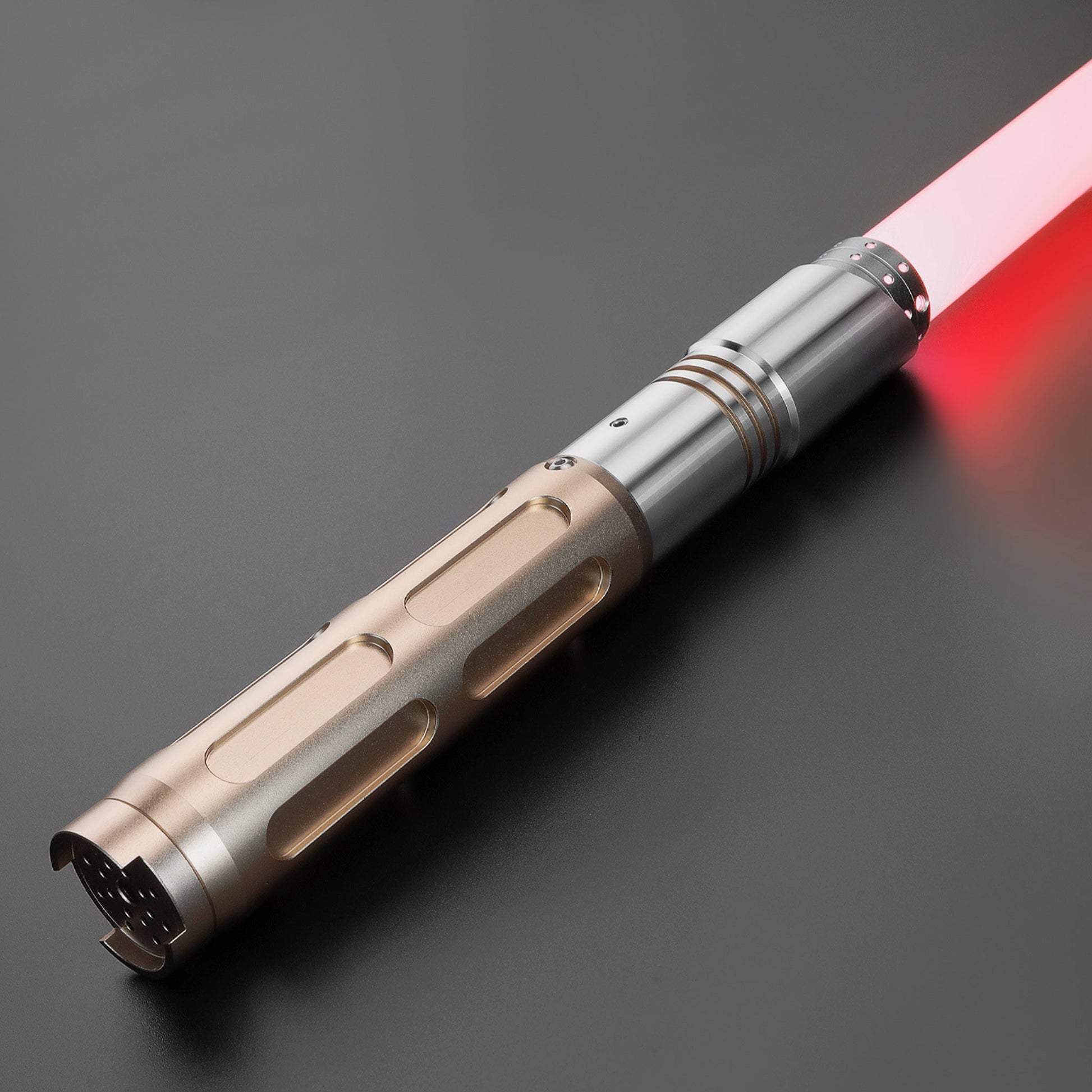 Star Wars No.131 Xenopixel Gold Combat Lightsaber RGB Replica (No 22 Xeno) - NEXTLEVELUK