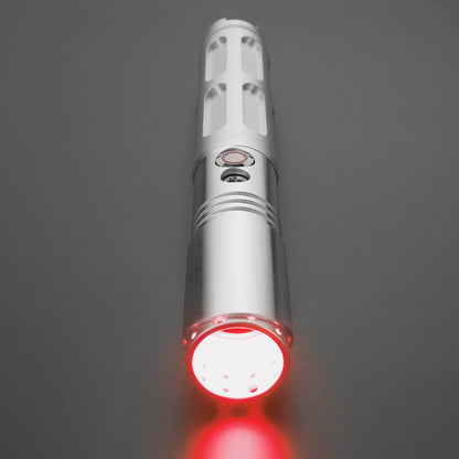 Star Wars No.131 Xenopixel Silver Combat Lightsaber RGB Replica (No 22 Xeno) - NEXTLEVELUK