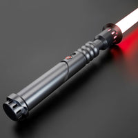 Star Wars No.132 Baselit Grey Combat Lightsaber RGB Replica (No 24 Base) - NEXTLEVELUK