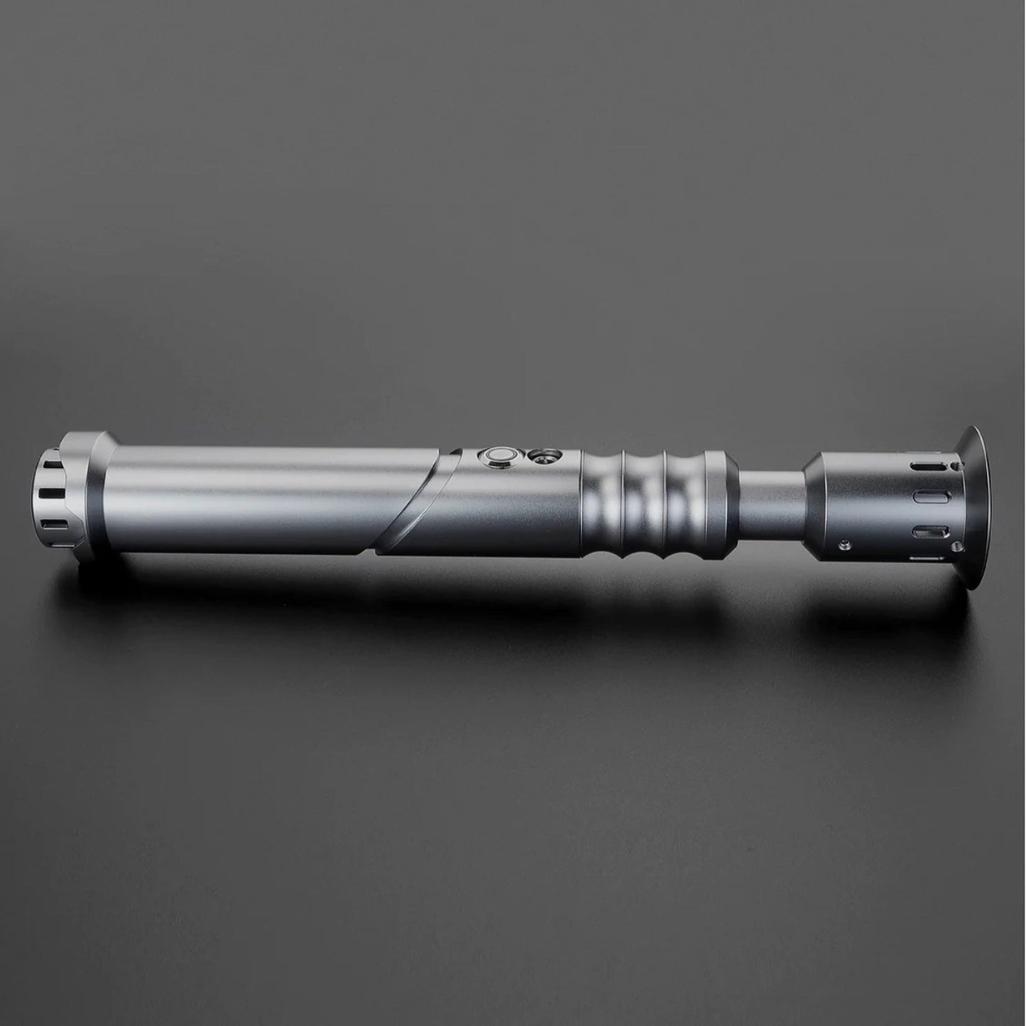 Star Wars No.132 Baselit Grey Combat Lightsaber RGB Replica (No 24 Base) - NEXTLEVELUK