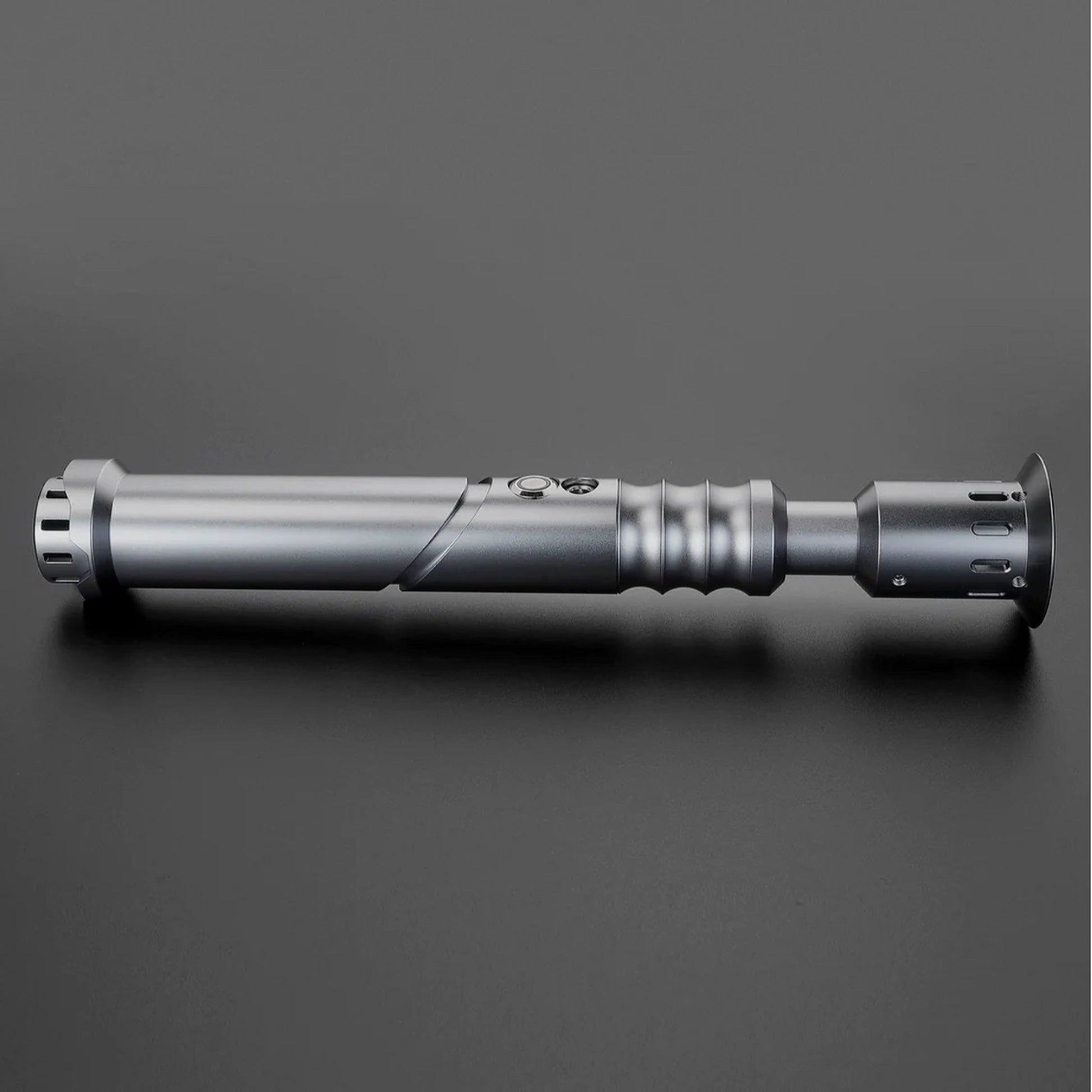 Star Wars No.132 Baselit Grey Combat Lightsaber RGB Replica (No 24 Base) - NEXTLEVELUK