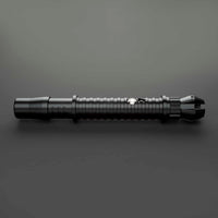 Star Wars No.133 Baselit Combat Lightsaber RGB Black Replica (No 27 Base) - NEXTLEVELUK