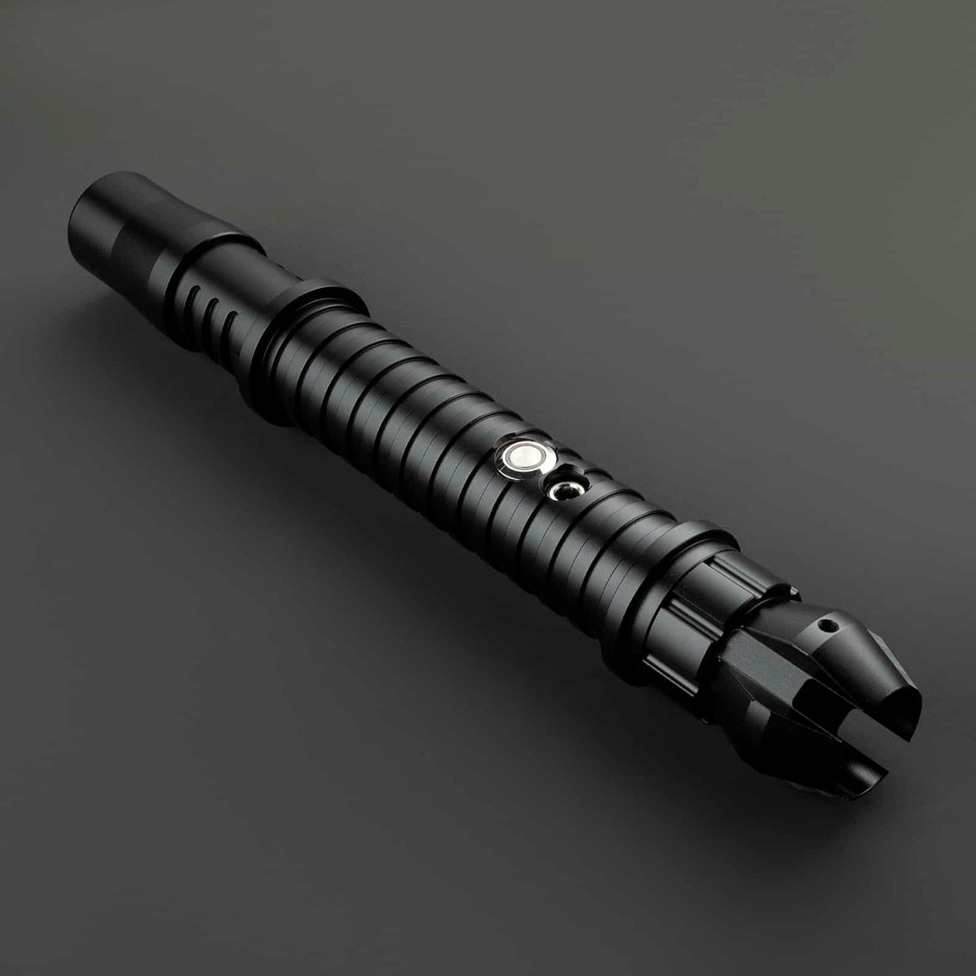 Star Wars No.133 Baselit Combat Lightsaber RGB Black Replica (No 27 Base) - NEXTLEVELUK