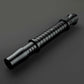 Star Wars No.133 Baselit Combat Lightsaber RGB Black Replica (No 27 Base) - NEXTLEVELUK