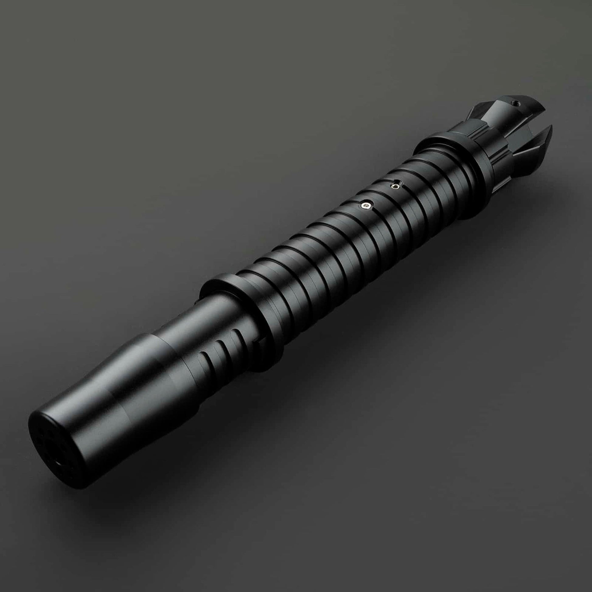 Star Wars No.133 Baselit Combat Lightsaber RGB Black Replica (No 27 Base) - NEXTLEVELUK