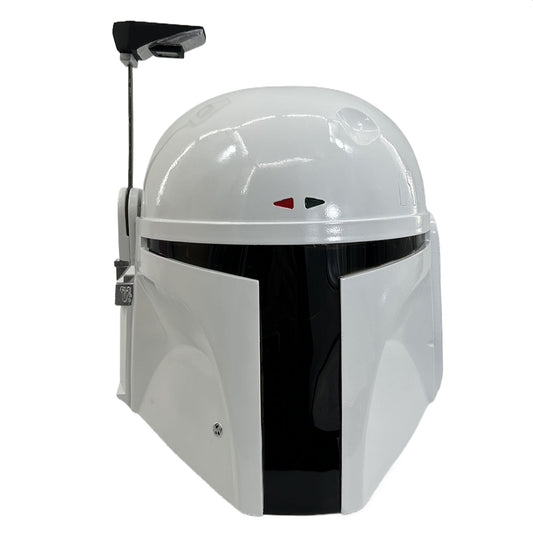 Star Wars Prototype Armour White Boba Fett Resin Cosplay Helmet - NEXTLEVELUK