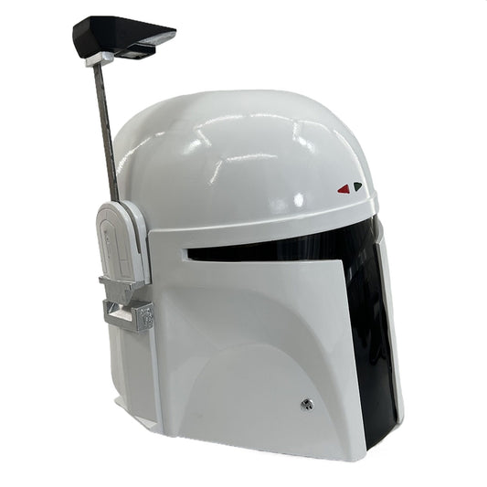 Star Wars Prototype Armour White Boba Fett Resin Cosplay Helmet - NEXTLEVELUK
