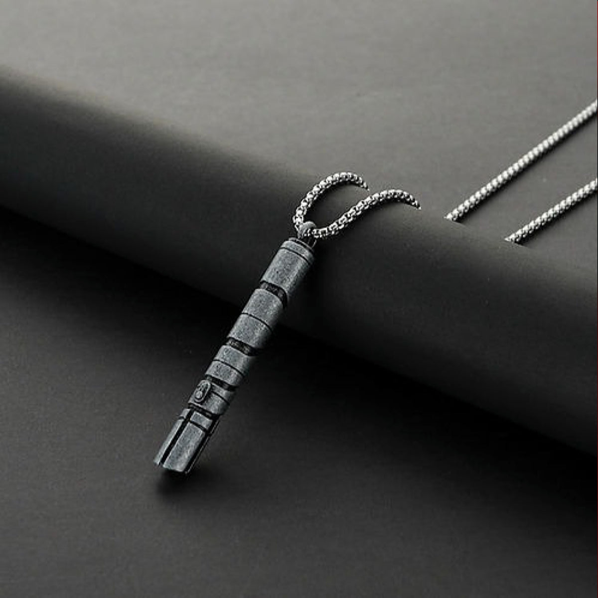 Lightsaber Hilt Stainless Steel Necklace