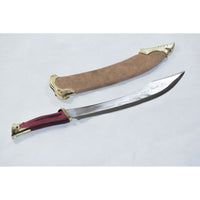 Lord of the Rings Aragorn Elven Angrist Metal Sword of the Ranger With Plaque