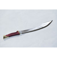 Lord of the Rings Aragorn Elven Angrist Metal Sword of the Ranger With Plaque