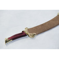 Lord of the Rings Aragorn Elven Angrist Metal Sword of the Ranger With Plaque