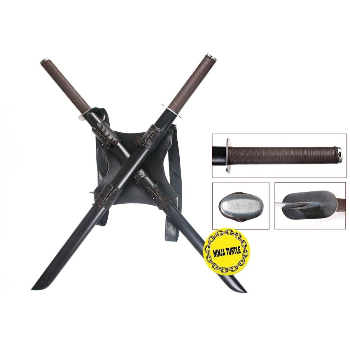 Teenage Mutant Ninja Turtles Leonardo Twin Metal Sword Set - NEXTLEVELUK