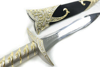 The Hobbit Deluxe Sting With Black Scabbard Metal Sword - NEXTLEVELUK