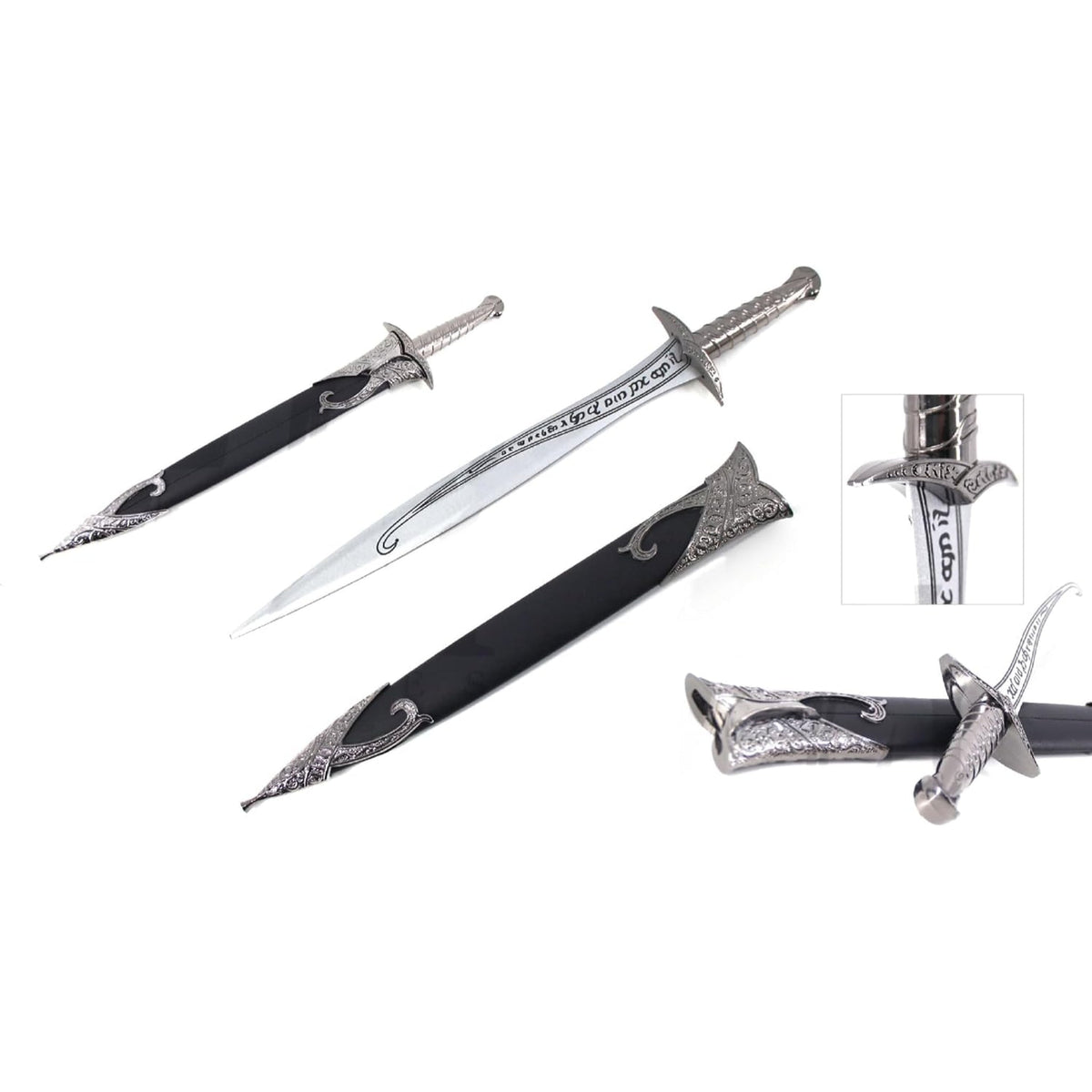 The Hobbit Sting Black Wood Bamboo Sword - NEXTLEVELUK