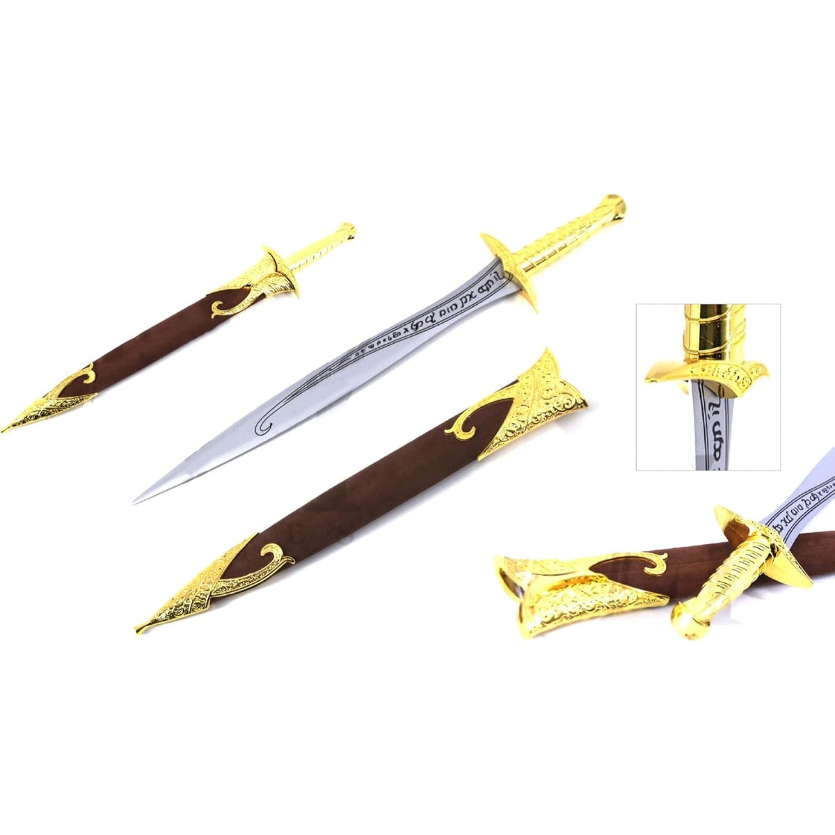 The Hobbit Sting Brown Wood Bamboo Sword - NEXTLEVELUK