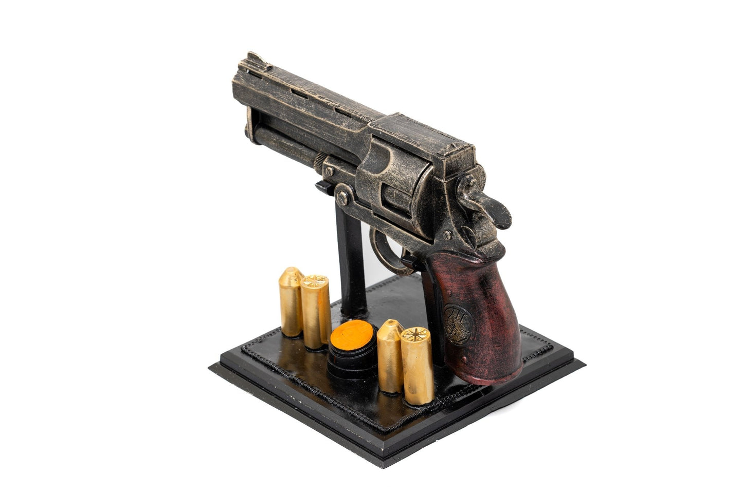 The Samaritan Hellboy's Gun Resin Replica With Stand - NEXTLEVELUK