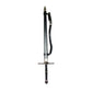 The Witcher 3 Geralt's Silver Horizontal Guard Wolf Pommel Metal Sword - NEXTLEVELUK