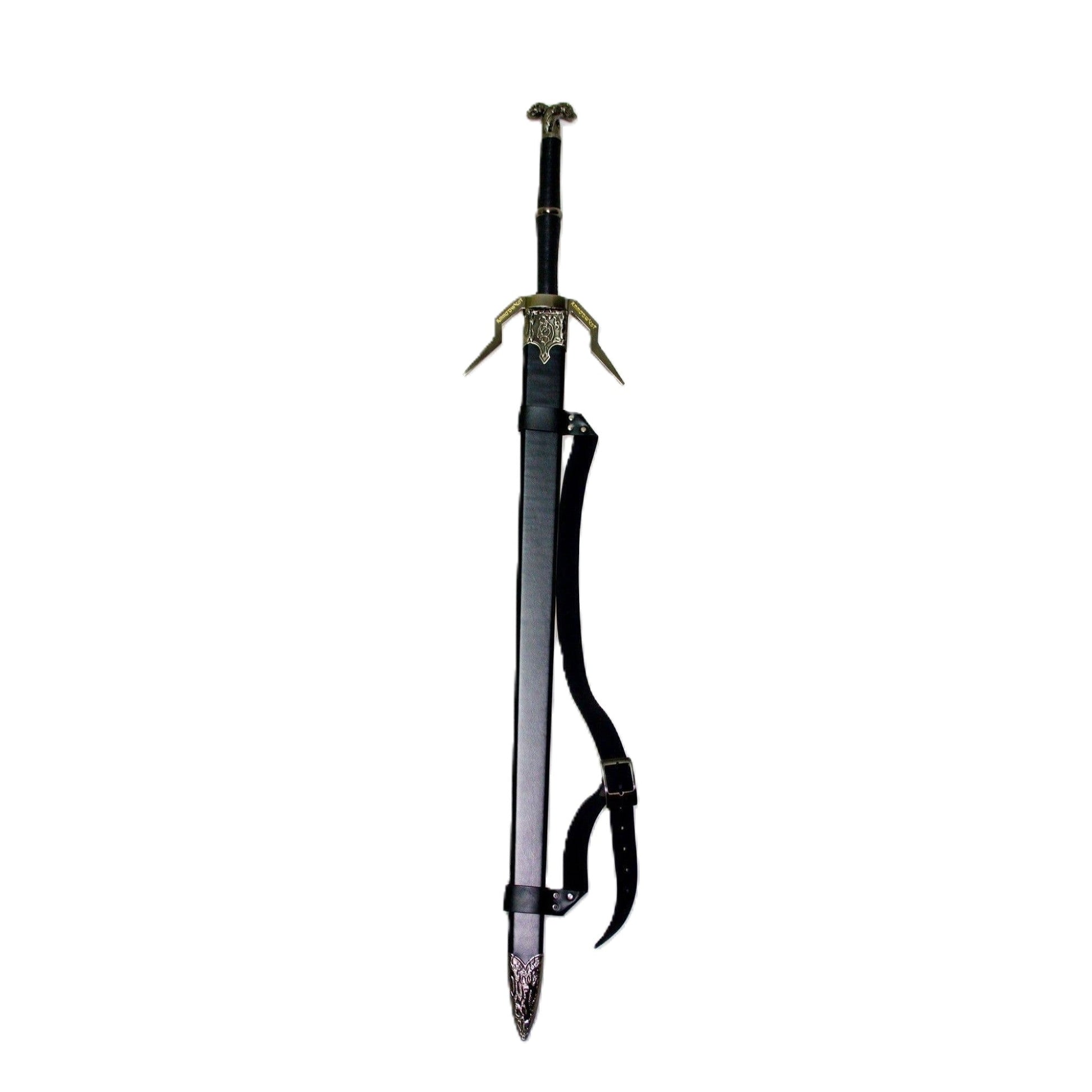 The Witcher 3 Geralt's Silver Sword Diagonal Guard Metal Sword - NEXTLEVELUK