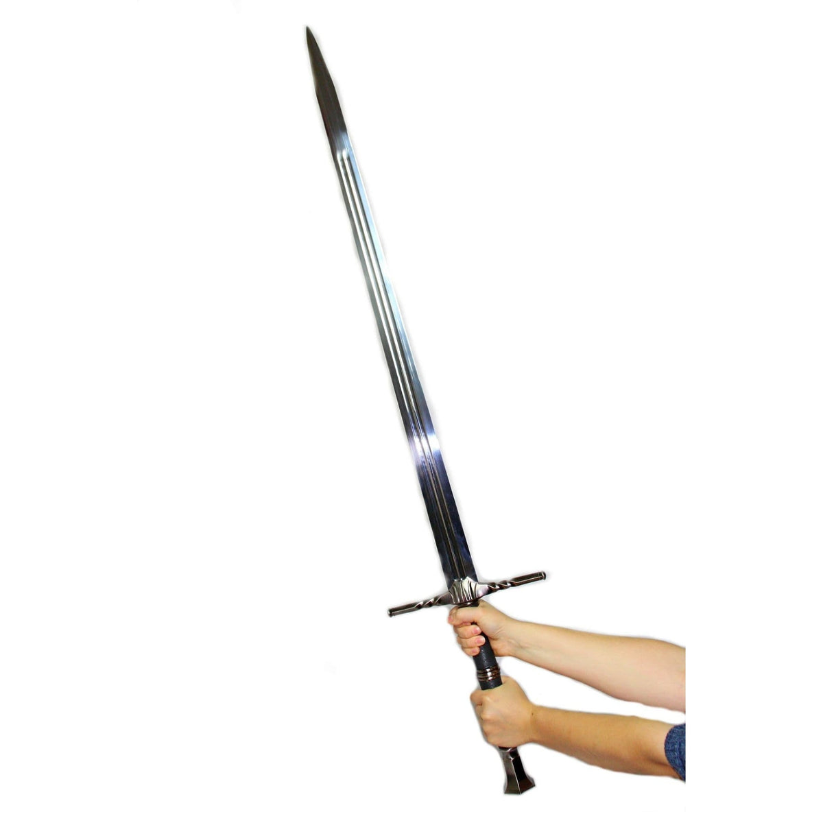 The Witcher 3 Version Horizontal Guard Metal Sword with Bell Pommel - NEXTLEVELUK