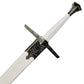 The Witcher TV Series Geralt of Rivia White Metal Sword - NEXTLEVELUK