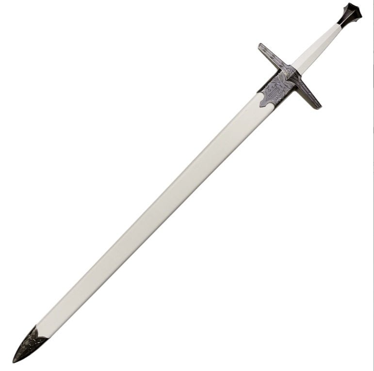 The Witcher TV Series Geralt of Rivia White Metal Sword - NEXTLEVELUK