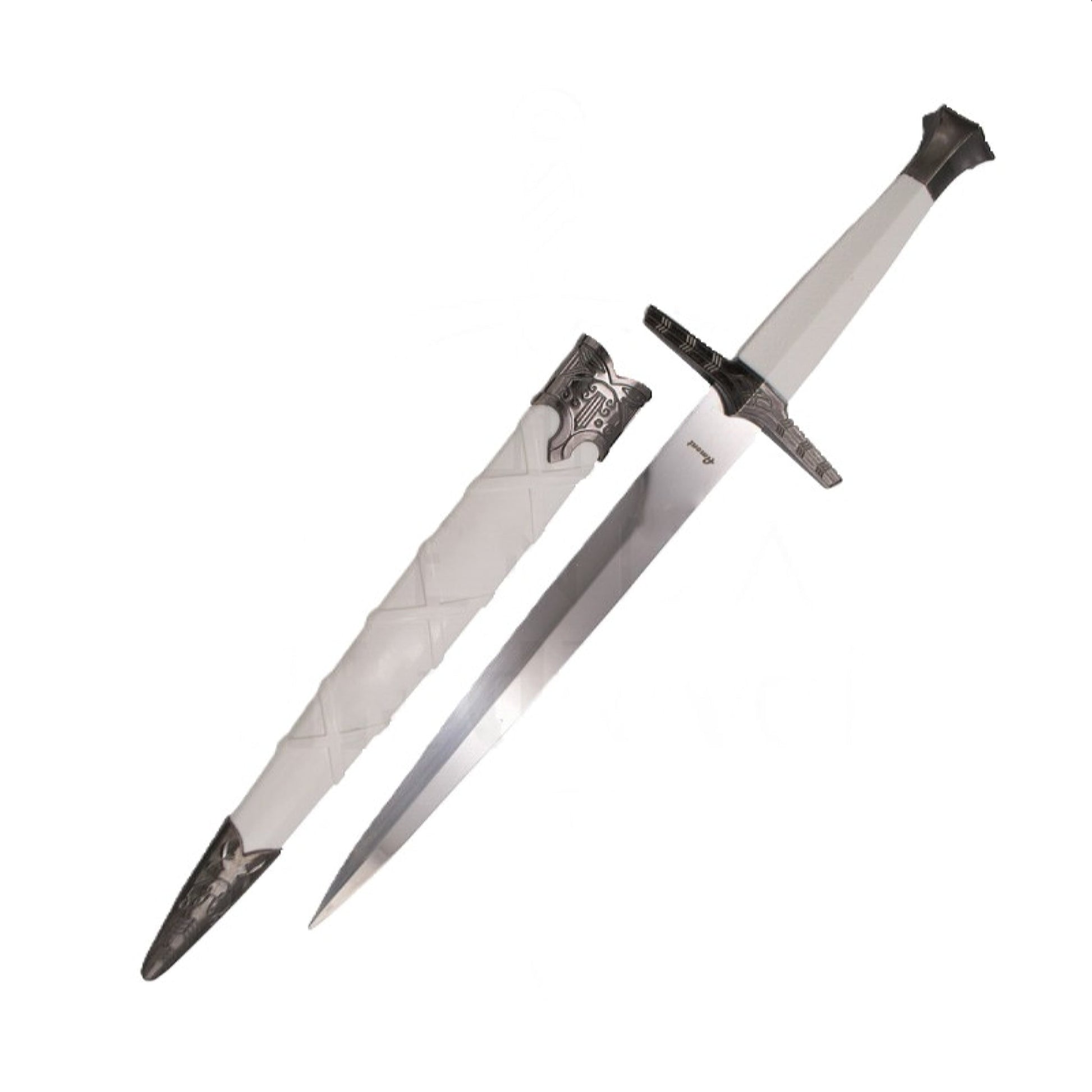 The Witcher TV Series Geralt of Rivia White Mini Metal Sword - NEXTLEVELUK