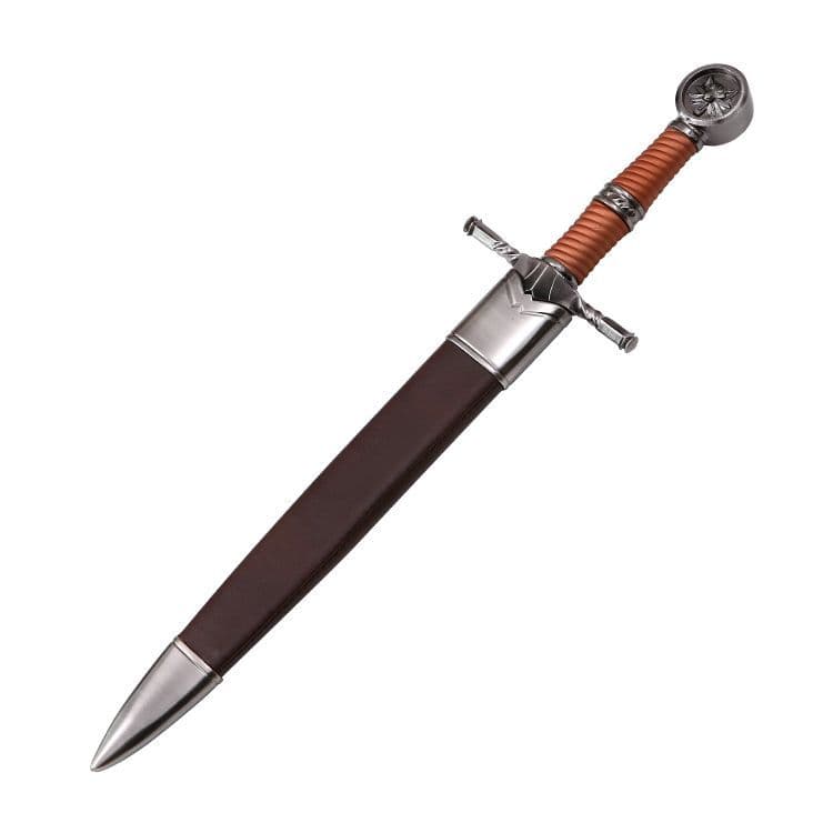 The Witcher Video Game Horizontal Guard Wolf Pommel Letter Opener 40cm - NEXTLEVELUK
