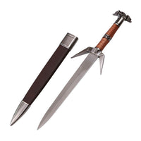 The Witcher Video Game V5 Diagonal Guard Mini Metal Dagger 40cm - NEXTLEVELUK