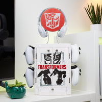 Numskull Official Transformers LED Light Gaming Locker, Controller Holder & Headset Stand