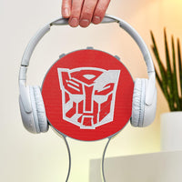 Numskull Official Transformers LED Light Gaming Locker, Controller Holder & Headset Stand