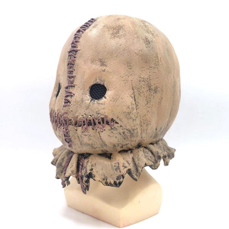 Trick R' Treat Sam Latex Mask Horror Scarecrow Cosplay Replica - NEXTLEVELUK