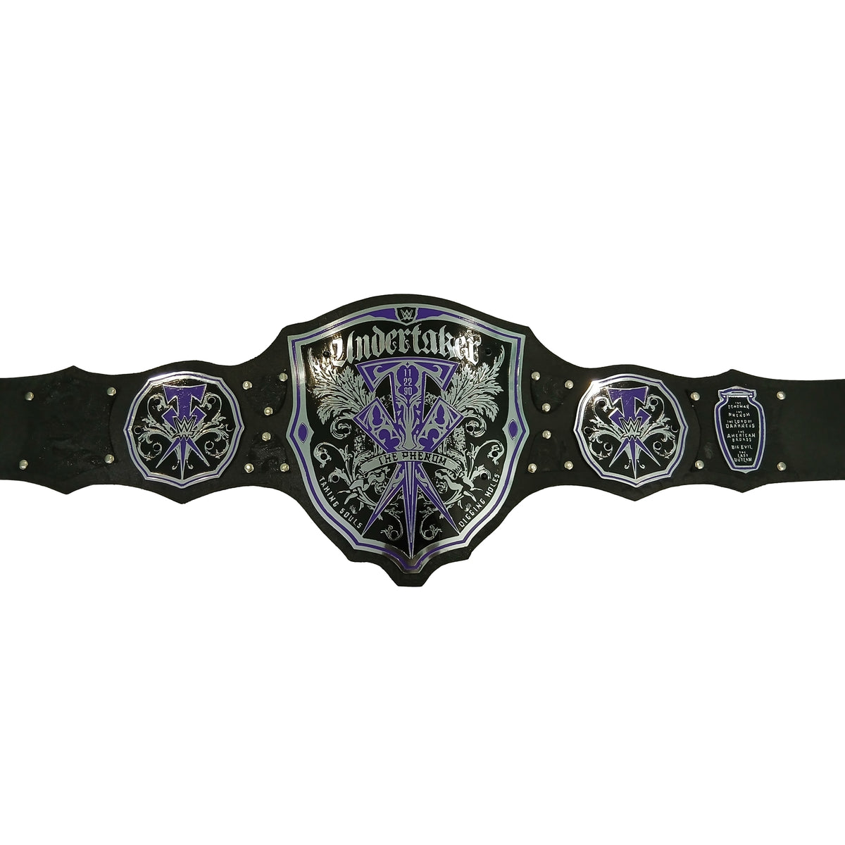 WWE Undertaker Limited Edition Replica Title Belt 4MM Brass Plate