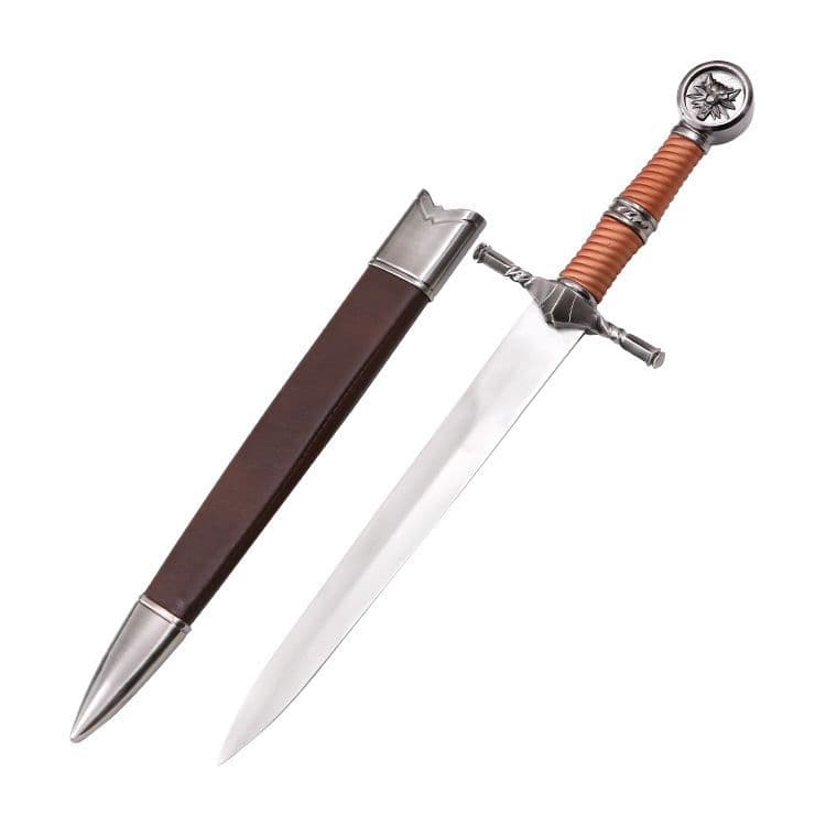 The Witcher Video Game Horizontal Guard Wolf Pommel Letter Opener 40cm