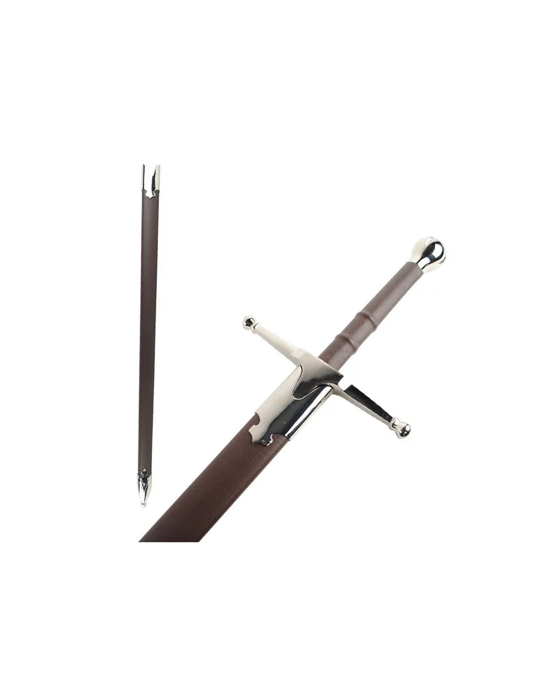 Braveheart William Wallace's Metal Claymore Sword with Scabbard
