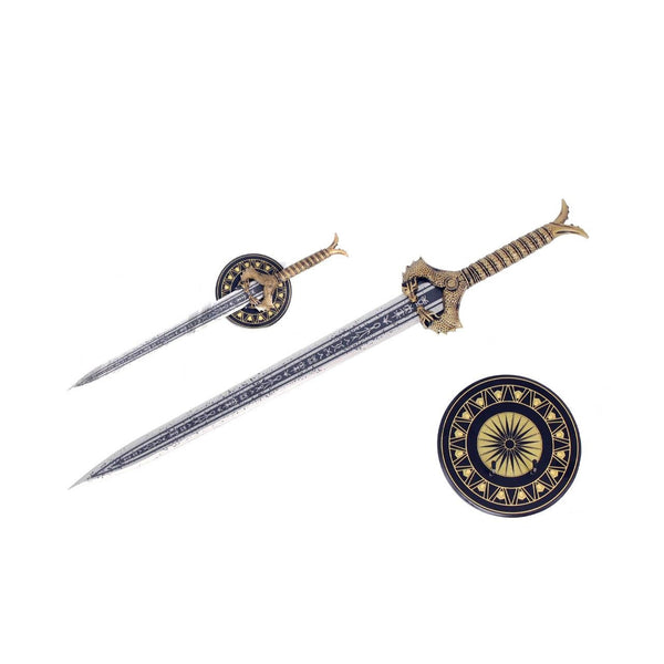 Wonder Woman Diana Prince Metal Sword with Wall Plaque