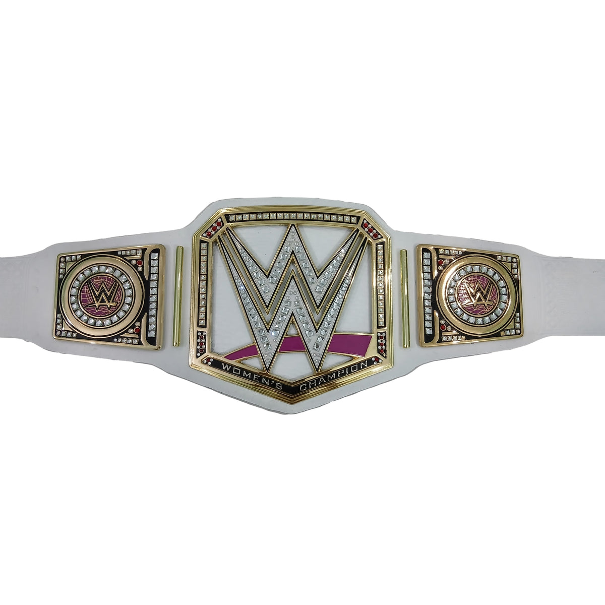 WWE Women's Champions Belt White 6MM Diecast Plate