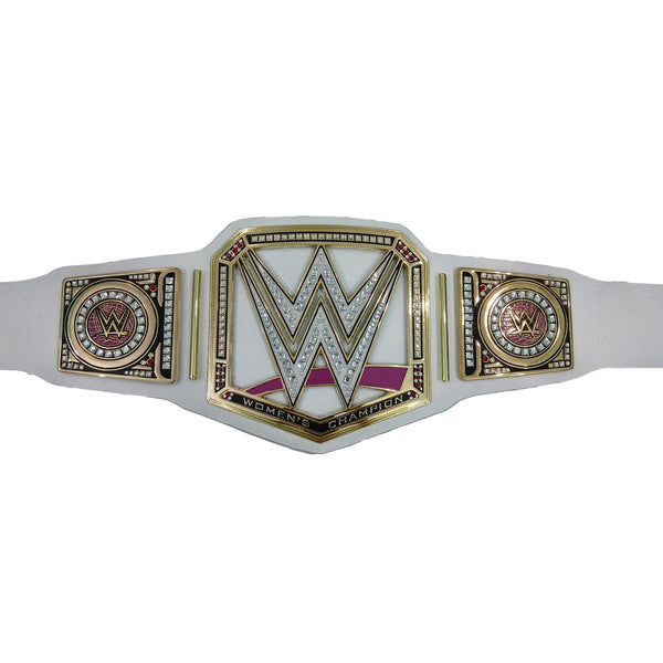 WWE Women's Champions Belt White 6MM Diecast Plate